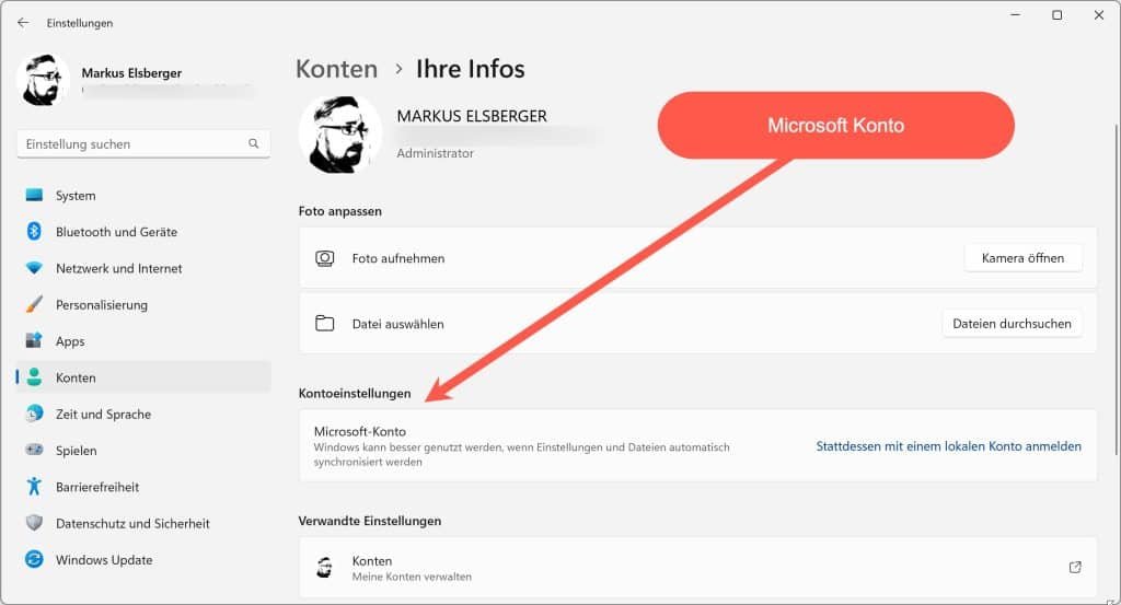 Windows 11 Cloud Backup - So geht’s! 13 Windows 11 Cloud Backup MS Konto