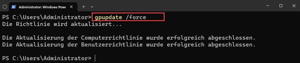 Wie erzwingt man ein Gruppenrichtlinien-Update in Windows? 13 Gruppenrichtlinien-Update erzwingen