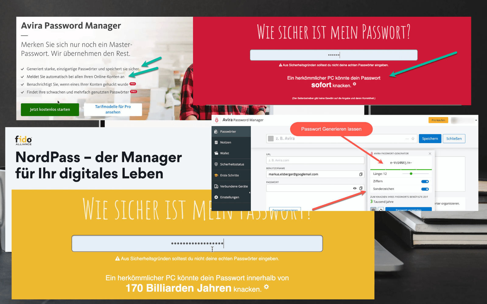 Wie erstellt man ein sicheres Passwort! 8 Ein einfacher Passwortgenerator Online kostenlos