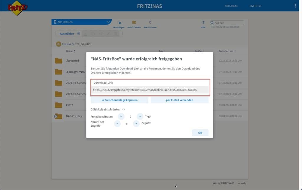 NAS FritzBox einrichten - so geht es! 19 Fritz Nas Ordner Freigabe