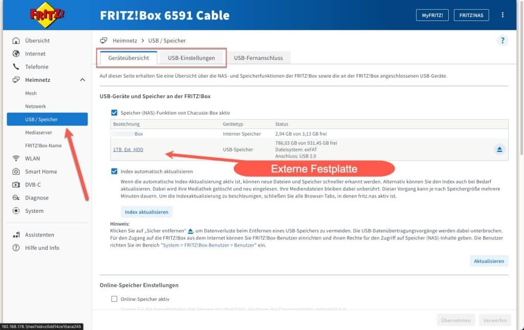 NAS FritzBox einrichten - so geht es! 14 NAS FritzBox einrichten