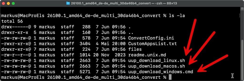 Windows Server 2025 auf MacBook installieren 16 Windows Server 2025 auf MacBook installieren - Erzeung der ISO Datei