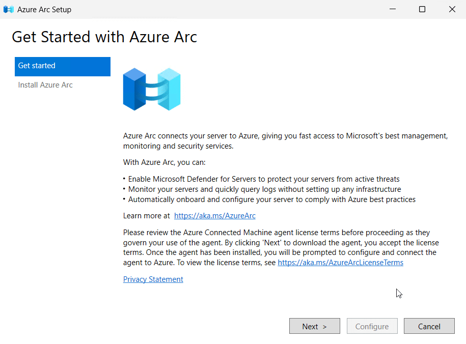 Konfiguration von Hotpatching in Windows Server 2025 13 Windows Server 2025 Azure Arc Setup