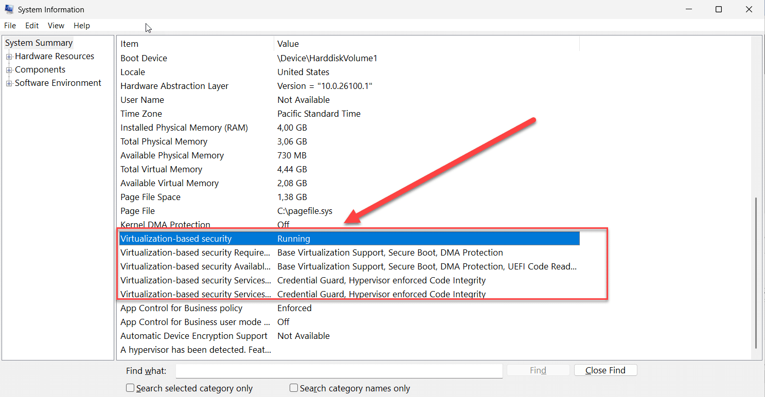 Konfiguration von Hotpatching in Windows Server 2025 21 VBS aktivieren