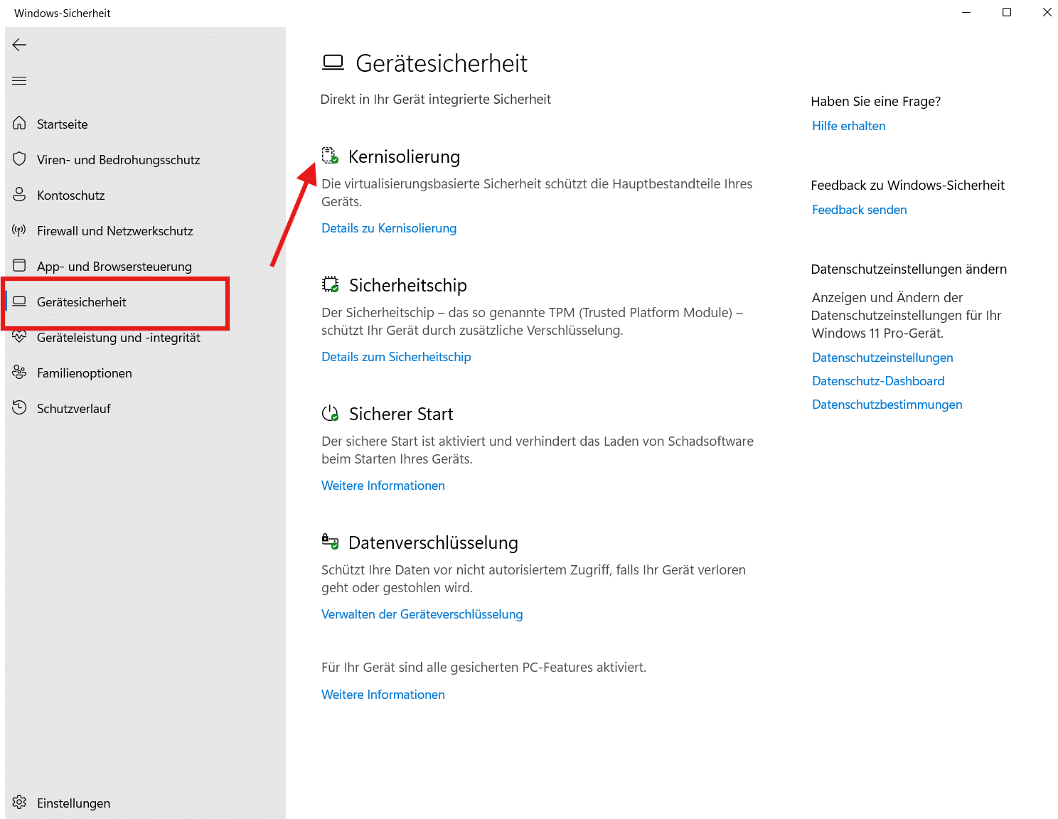 Virtualisierungsbasierte Sicherheit unter Windows: Ein Überblick 15 VBS aktiviert prufen 2
