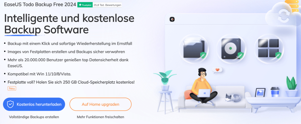 Checkliste IT Sicherheit – 13 unverzichtbare Tipps 3 EaseUS Todo Backup Free*