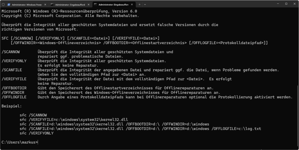 sfc /scannow - beschädigte Systemdateien reparieren 13 sfc /scannow - Hilfe und Anwendung