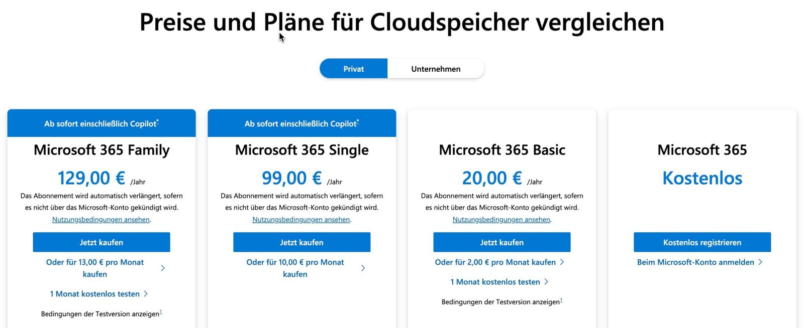 Der beste Cloud Speicher im Vergleich: OneDrive, Google Drive, pCloud, u.v.m. 12 beste Cloud Speicher im Vergleich - Onedrive