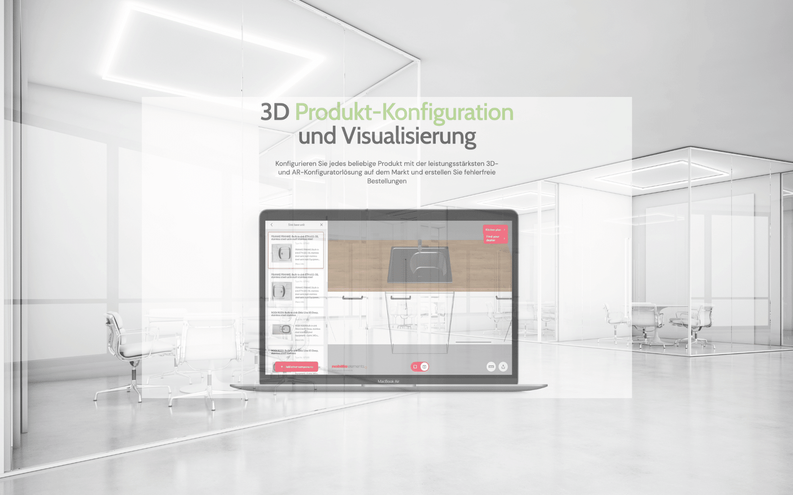 3D Produkt-Konfiguration und Visualisierung