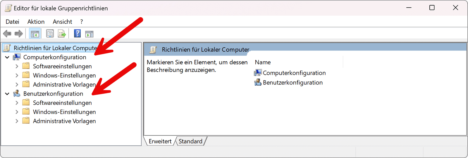 Windows 11 Gruppenrichtlinien einrichten 