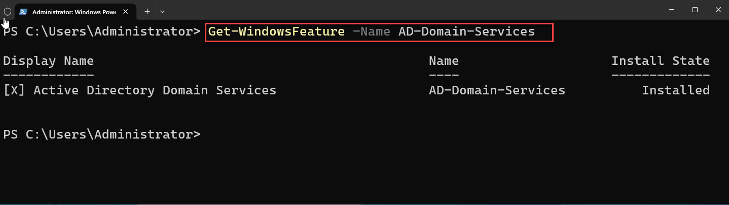Einen Domänencontroller mit Windows Server 2025 einrichten 15 Domänencontroller mit Windows Server 2025 - Auflistung AD Features
