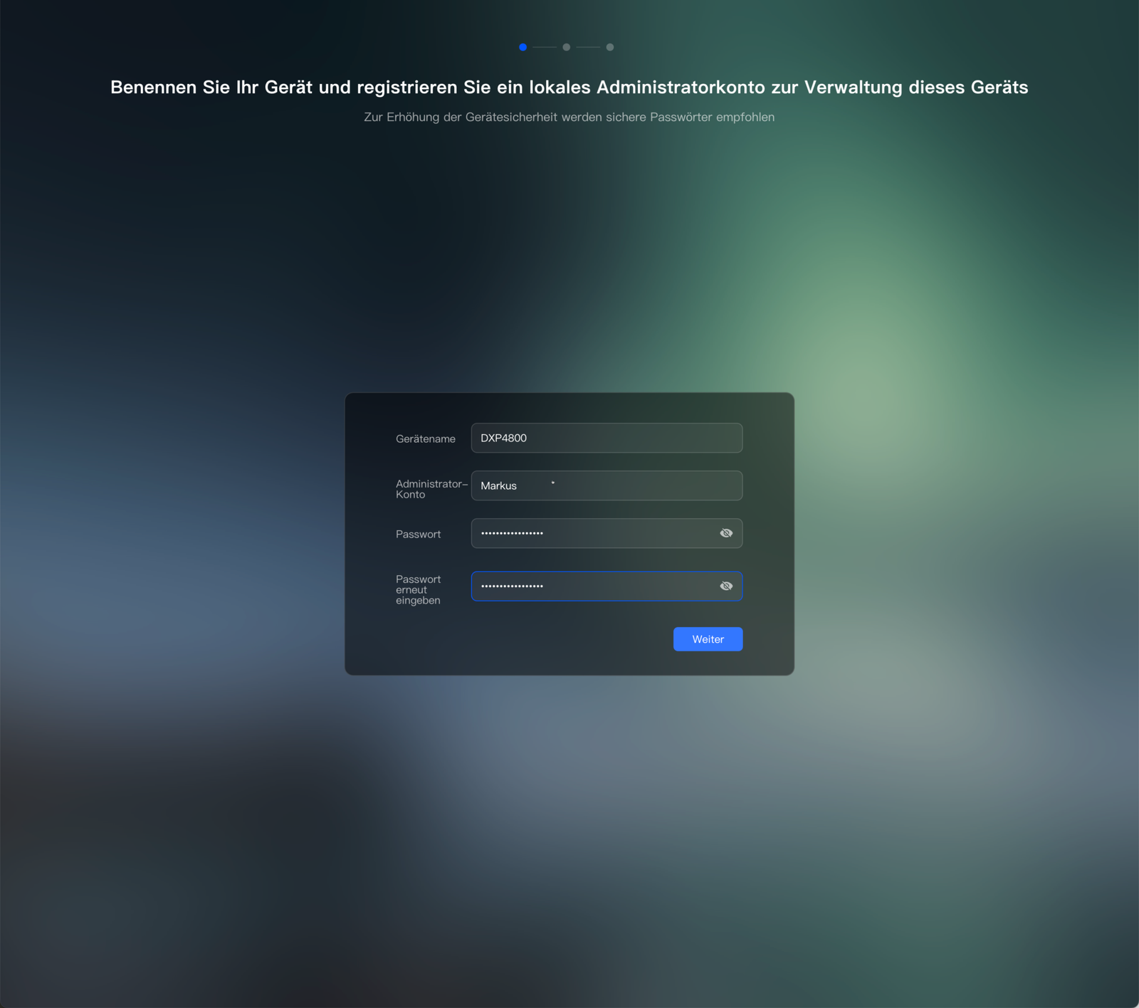 Effiziente Datenspeicherung mit der UGreen NAS DXP4800Plus 17 Ugreen NAS - Software Installation Konto registrieren