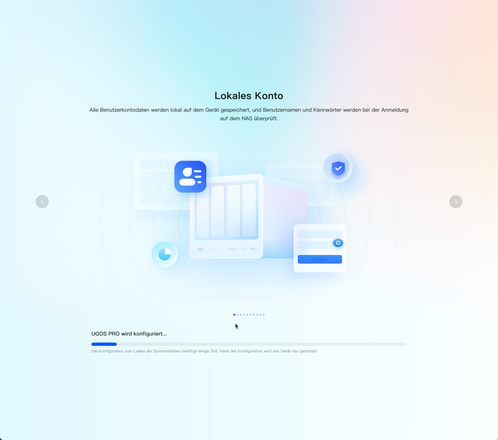 Effiziente Datenspeicherung mit der UGreen NAS DXP4800Plus 18 Ugreen NAS - Lokales Konto anlegen