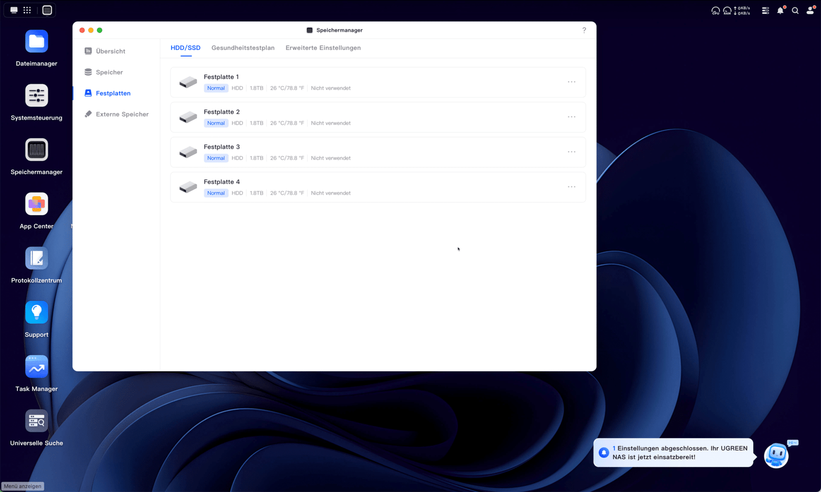 Effiziente Datenspeicherung mit der UGreen NAS DXP4800Plus 19 Ugreen NAS - RAID Level einrichten