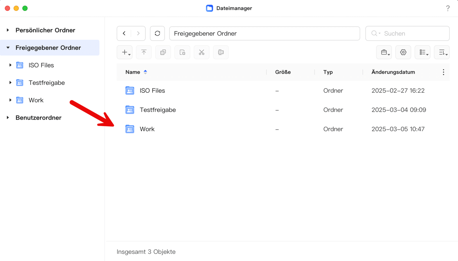 Effiziente Datenspeicherung mit der UGreen NAS DXP4800Plus 29 Ugreen NAS - Überblicke Freigaben
