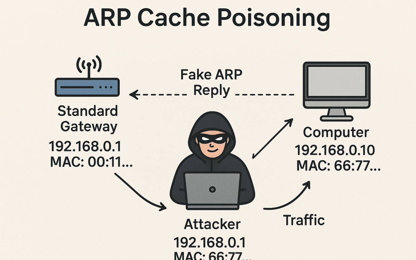 Was ist Arp Cache Posining
