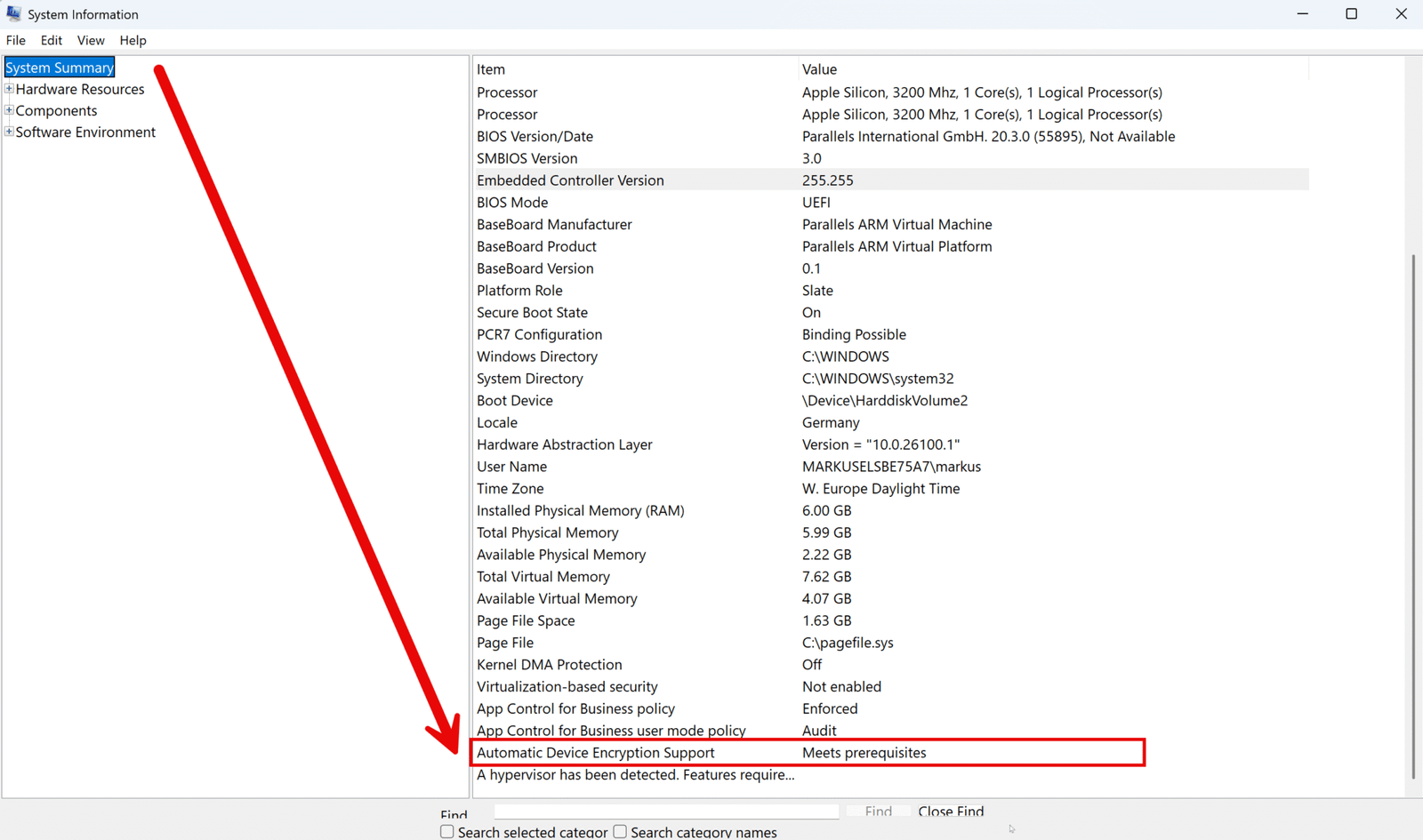 Device Encryption unter Windows 11 aktivieren und prüfen 13 Prüfung ob Device Encryption auf deinem System vorhanden ist