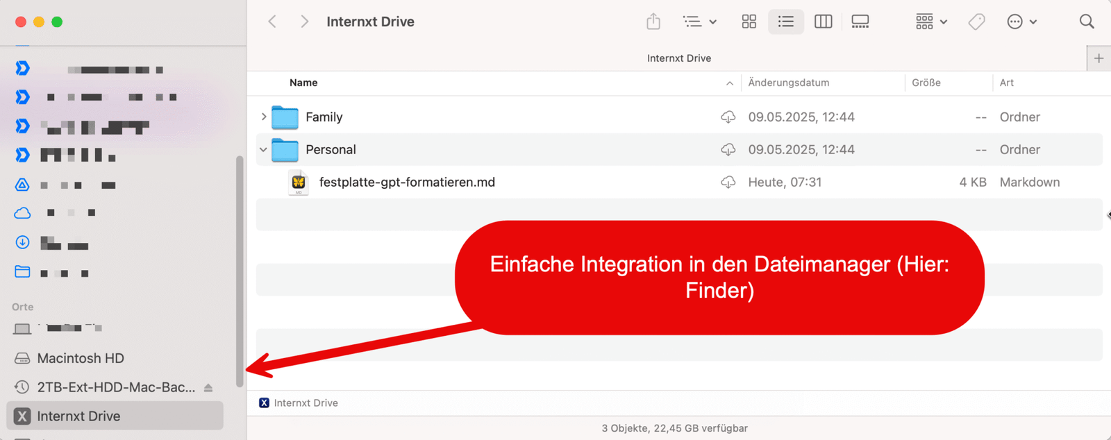 Google Drive Alternative – Einmal zahlen, lebenslang sicher: Internxt 15 Die Google Drive Alternative – Internxt Integration in Dateimanager