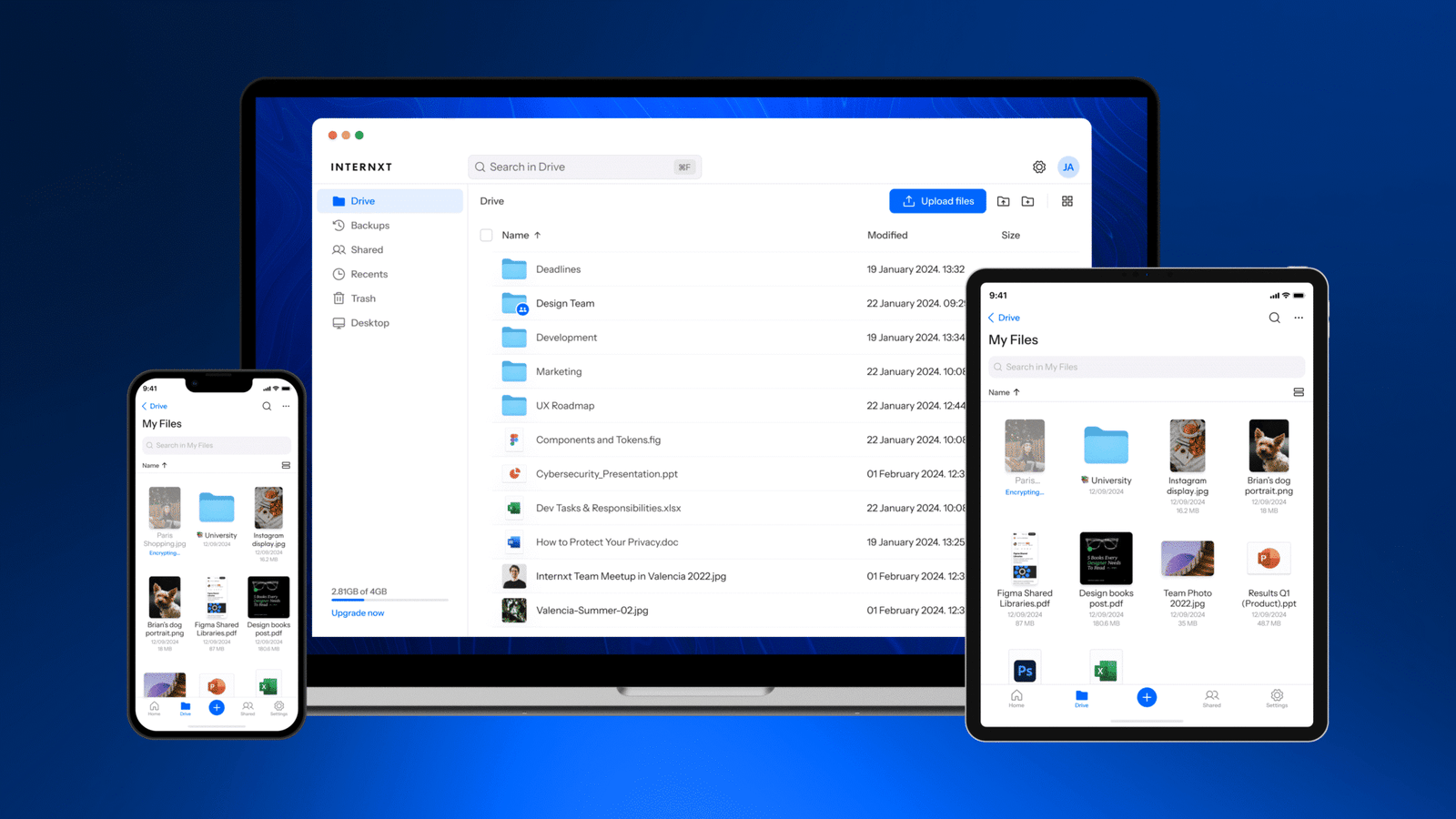 Google Drive Alternative – Einmal zahlen, lebenslang sicher: Internxt 12 Die Google Drive Alternative – Internxt