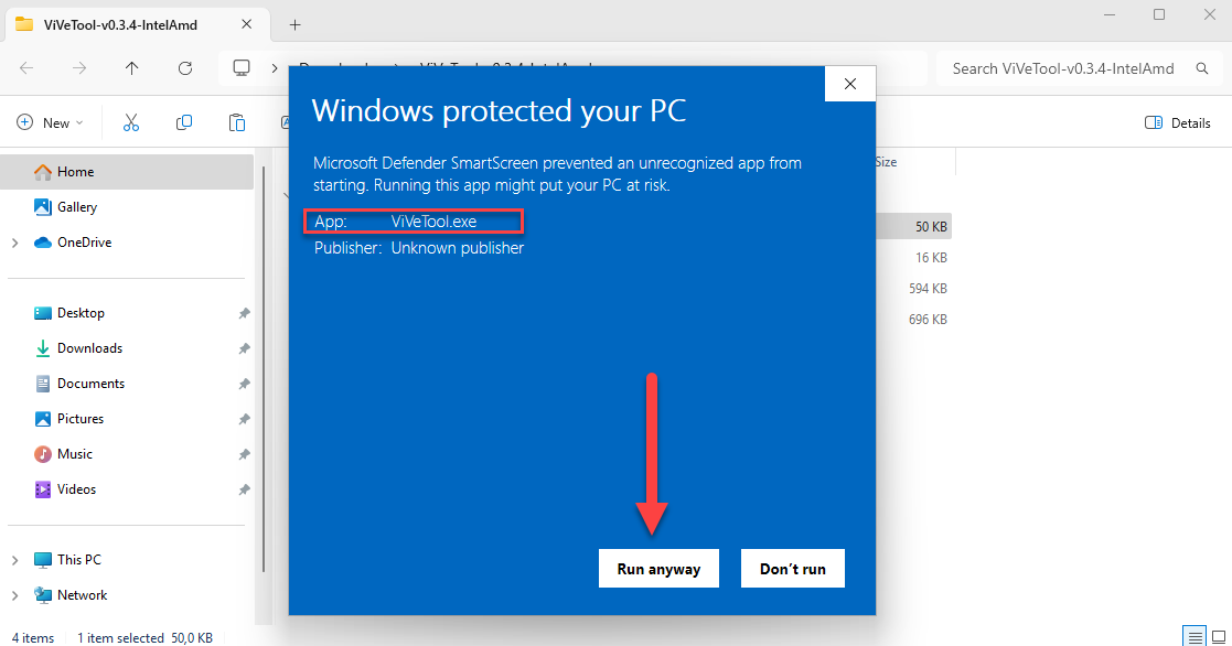 ViVeTool: Windows-Funktionen gezielt aktivieren und steuern 13 ViveTool installieren