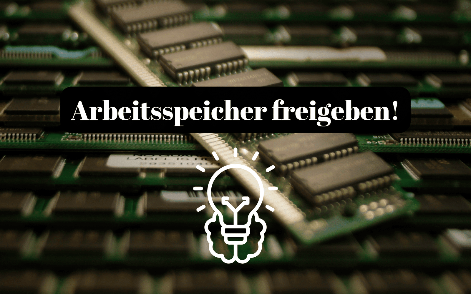 Windows-RAM mit CMD freigeben