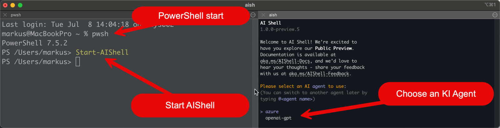 AI Shell Preview 5 veröffentlicht – Verbesserte macOS-Unterstützung 13 2025 07 08 14 34 02 1 scaled