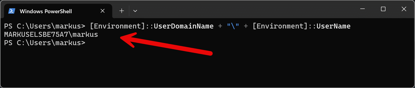 PowerShell: Wer bin ich? Alternativen zu whoami in der PowerShell. 15 PowerShell whoami – Alternative 3