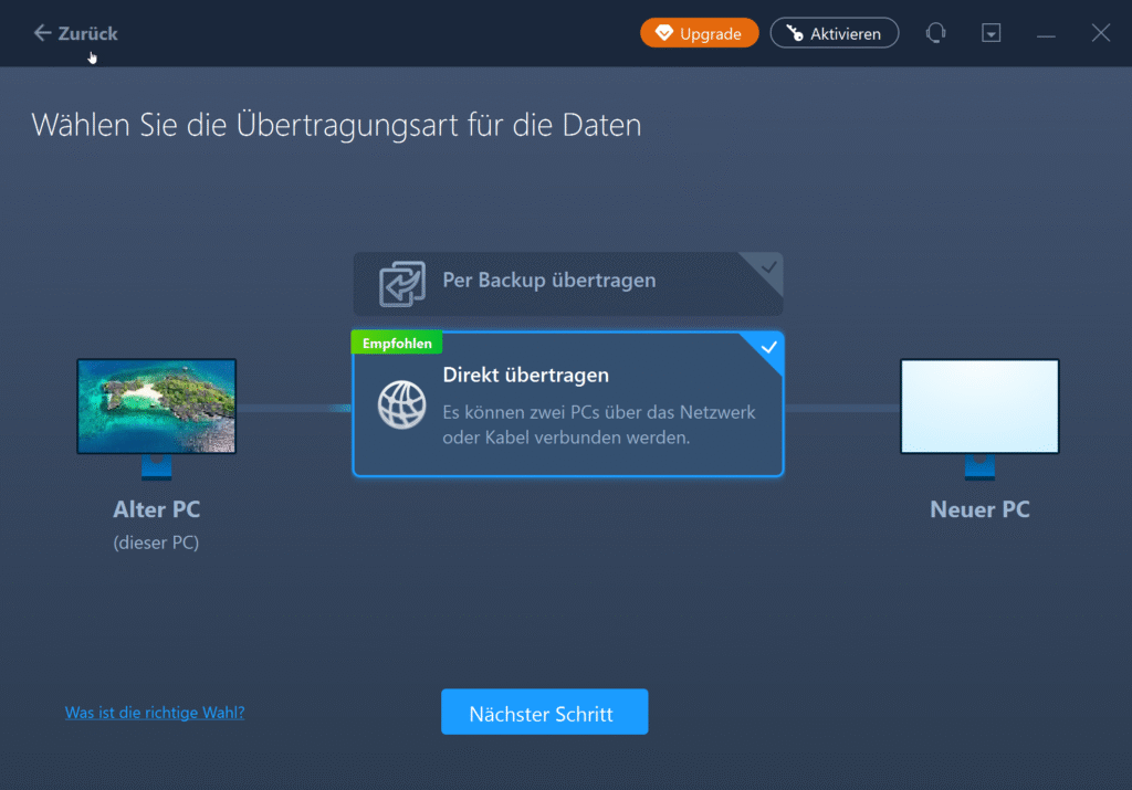 EaseUS Todo PCTrans Free – Einfache Daten- und Programmübertragung für den Umstieg nach dem Windows 10-Supportende 5 EaseUS Todo PCTrans Free - Datenübertragung