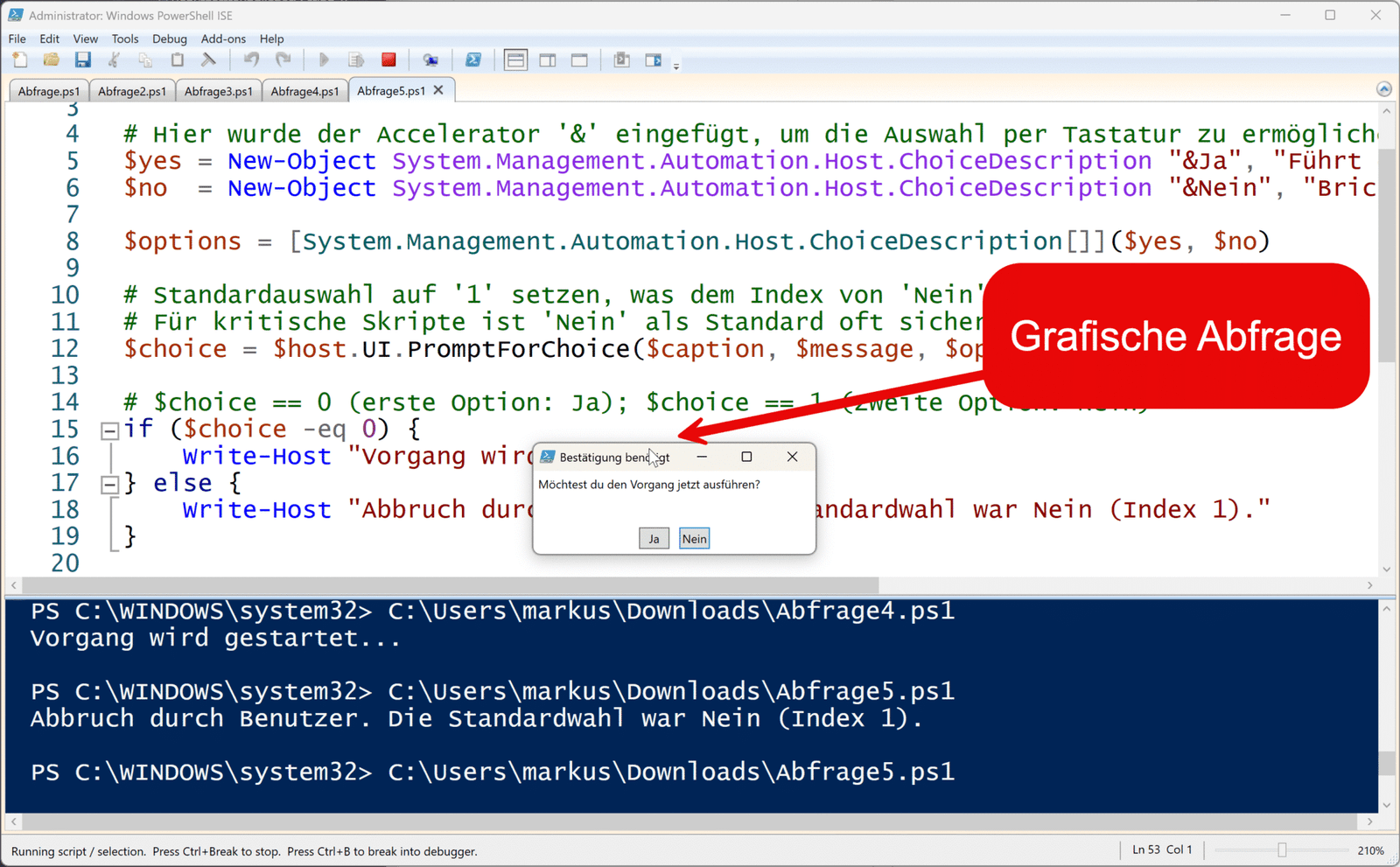 PowerShell Yes No Prompt – So fragst du Benutzer sicher und sauber ab
